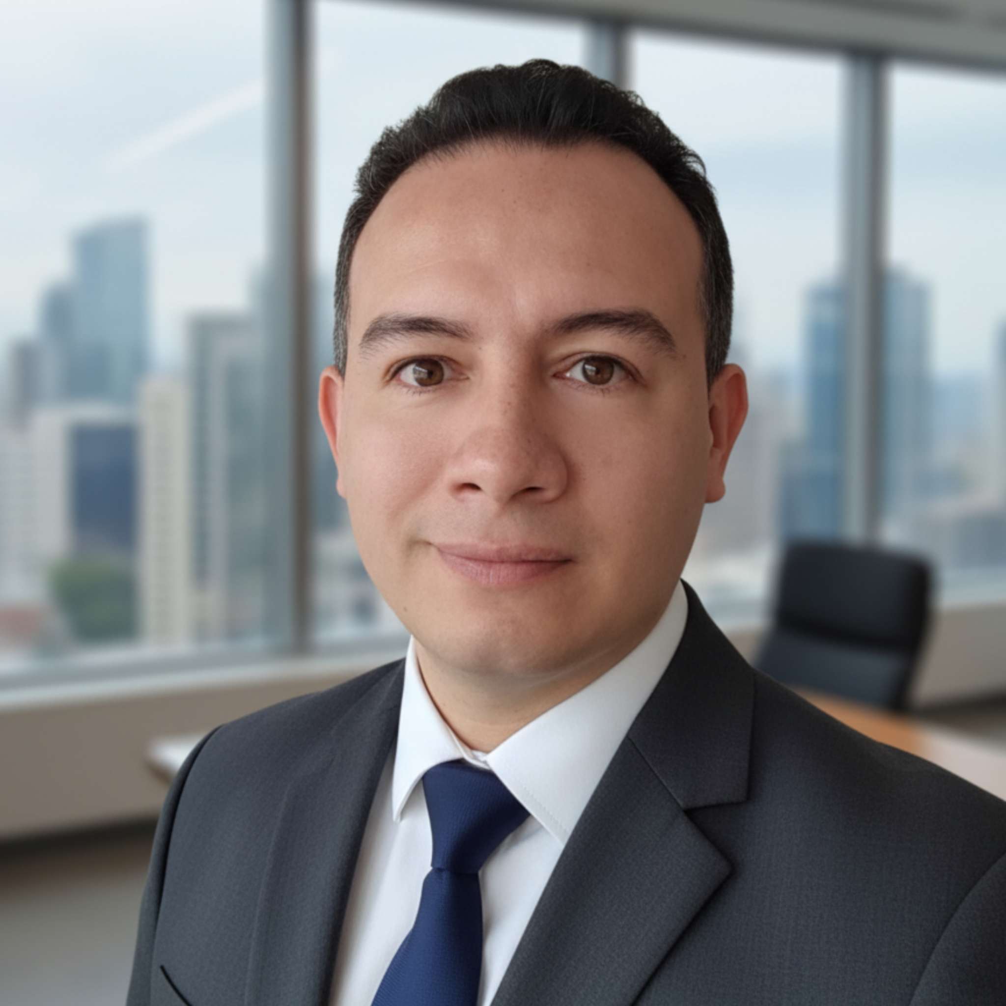 Retrato profesional de Manuel Rivera, fundador